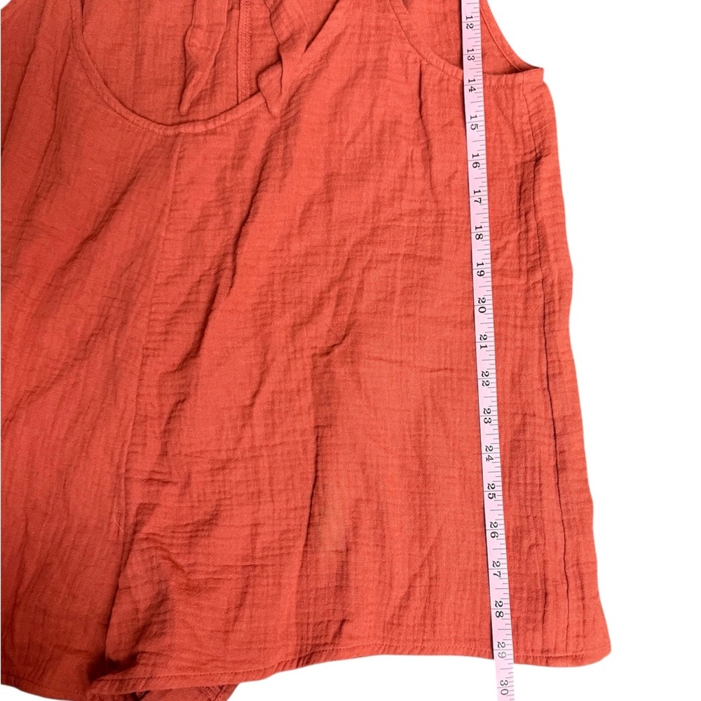 NWT Xhilaration Brick Red Romper - Picture 4 of 7